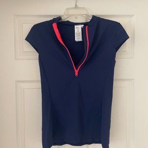 Navy Tilos Short Sleeve Rash Guard